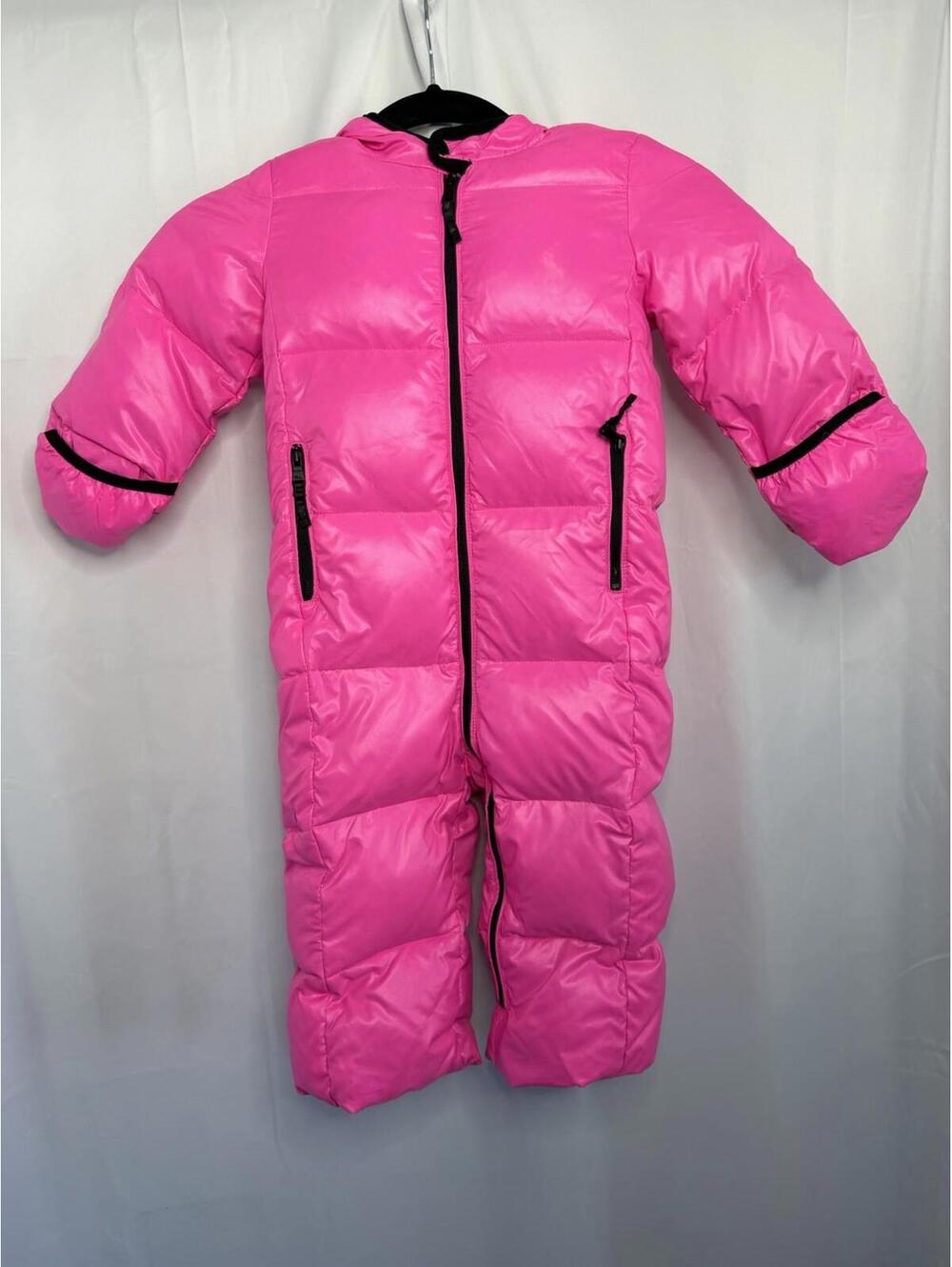 Ralph Lauren 24 Months Hot Pink One Piece Down Snow Suit